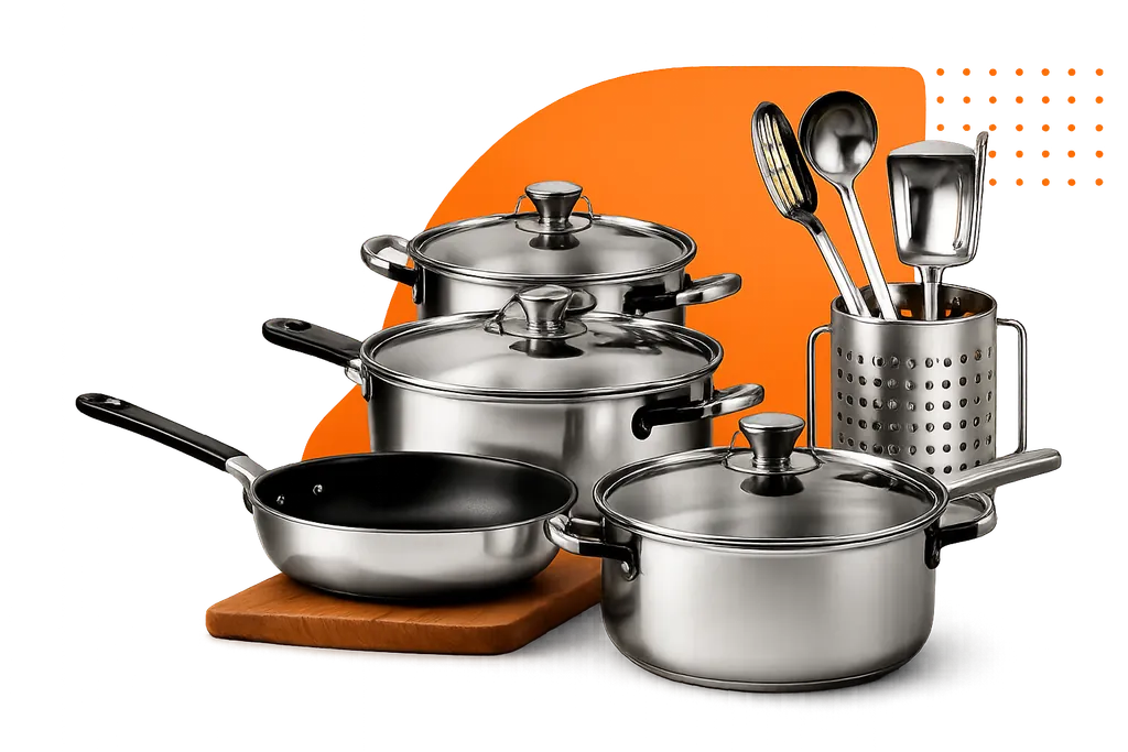 High quality steel cookware